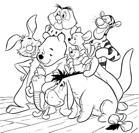 Winnie The Pooh Coloring Page Free Coloring Pages Printables For Kids