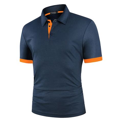 Men Polo Men Shirt Short Sleeve Polo Shirt Contrast Color Polo New Clothing Summer Streetwear