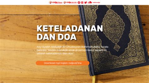 Keteladanan Dan Doa Radio Rodja Am