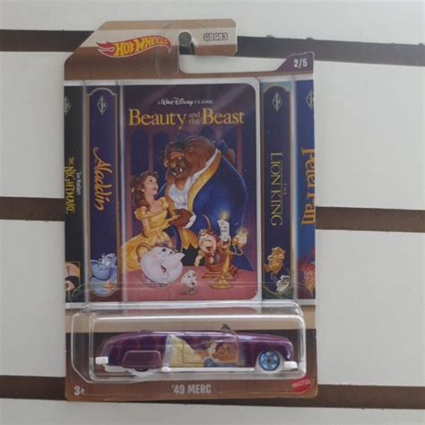 Hot Wheels 49 Merc A Bela E A Fera Disney Shopee Brasil