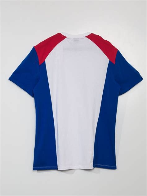 T Shirt En Jersey Equipe De France Olympique Et Paralympique Bleu