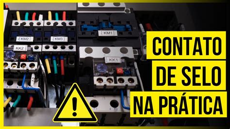 Comandos Elétricos Contato de Selo feito na prática YouTube