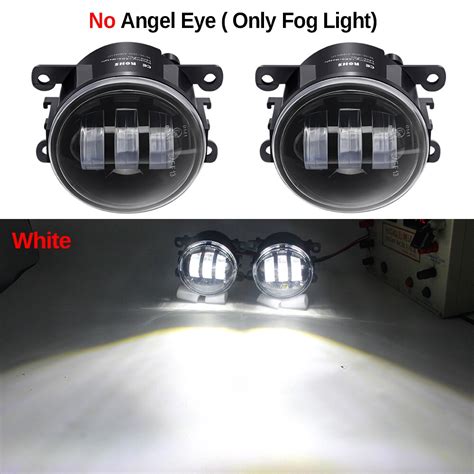 2 X Angel Eye Mistlamp Auto Led Lens Fog Driving L Grandado