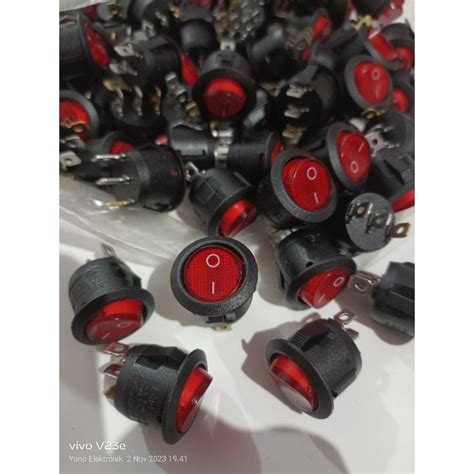 Jual Saklar Switch Pin Lampu On Off Bulat Shopee Indonesia