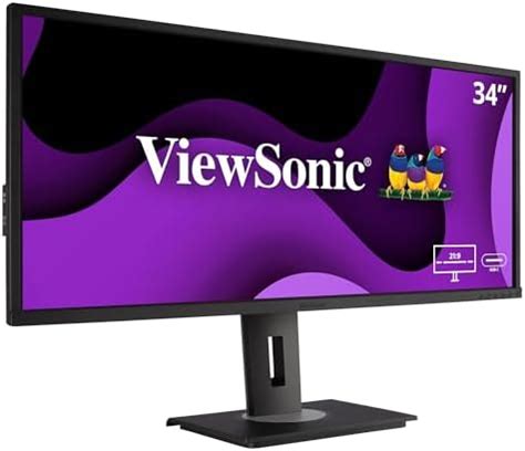 Viewsonic Vg Inch P Wqhd Ultra Wide Ergonomic Docking