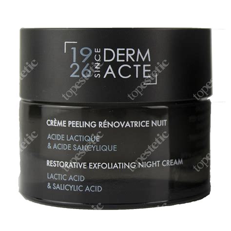 Derm Acte Restorative Exfoliating Night Cream Odbudowuj Co