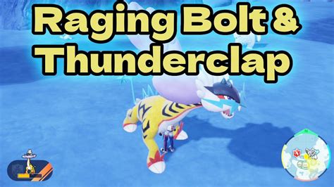 Raging Bolt Showcase Thunderclap Pokemon Scarlet Violet Youtube