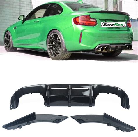 Bmw F M Mtc Style Rear Bumper Diffuser Lip Carbon Fiber Pcs Duraflex