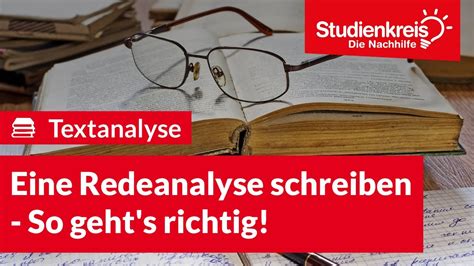 Eine Redeanalyse Schreiben So Geht S Richtig Deutsch Verstehen Mit