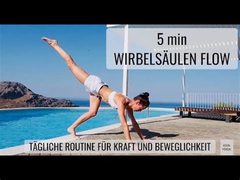 Min Wirbels Ulen Flow T Gliche Routine F R Kraft Und Beweglichkeit