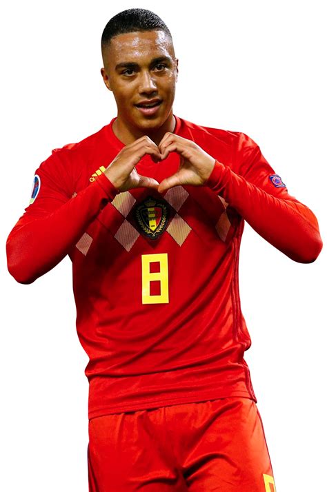 Youri Tielemans Belgium football render - FootyRenders