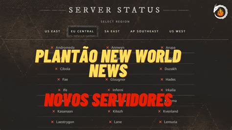 New World Atlantis Anunciado Amazon Anuncia Novos Servidores Youtube