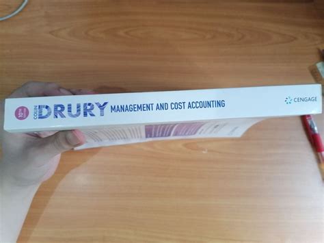 Management And Cost Accounting Th Edition Colin Drury Hobbies