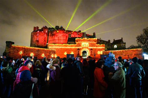 Edinburgh Castle Projections Light Walk Scotland