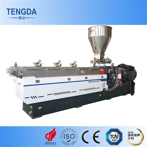 Twin Screw Recycling Pet Bottle Flake Granulating Making Machine Pet