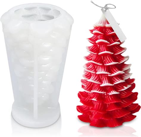 D Kerzenform Weihnachtsbaum D Diy Silikonform Kerzen Gie En Formen