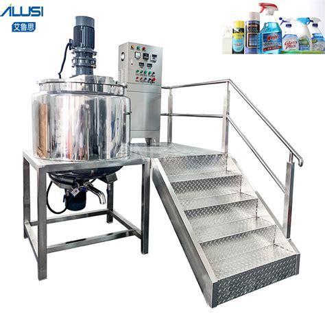 Various Liquid Detergent Soap Production Line Reactor Electric Heating