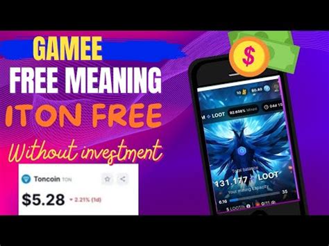 Ton Free Gamee Token Free Mining Earn Free Gamee Loot Airdrop