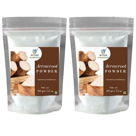 Nxtgen Ayurveda Arrowroot Powder 100g Pack Of 2