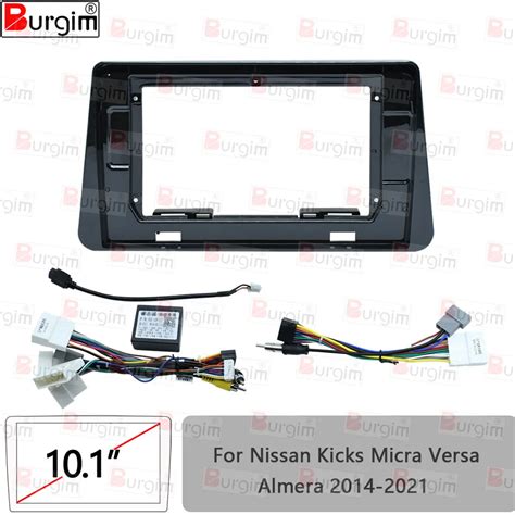 Car Radio Fascias Para Nissan Kicks Micra Versa Almera 2014 2021 10