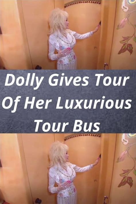 Dolly parton gives tour of her luxurious tour bus – Artofit