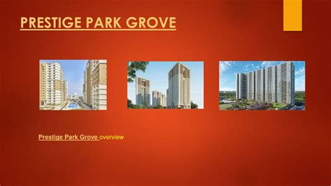 Ppt Prestige Park Grove Prelaunch Apartments Powerpoint Presentation