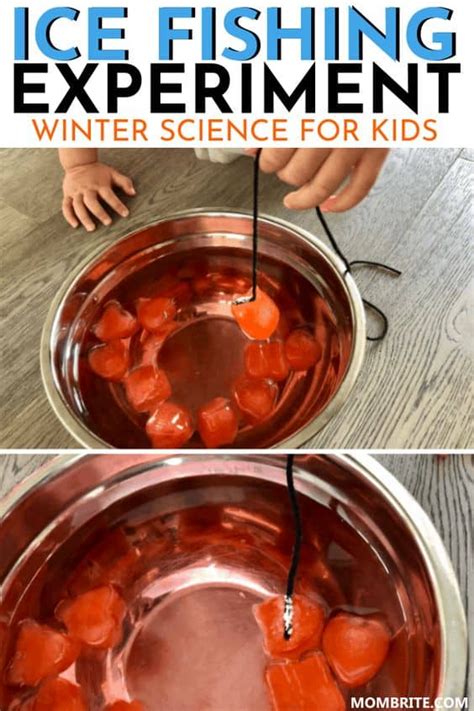 Cool Ice Fishing Winter Science Experiment For Kids