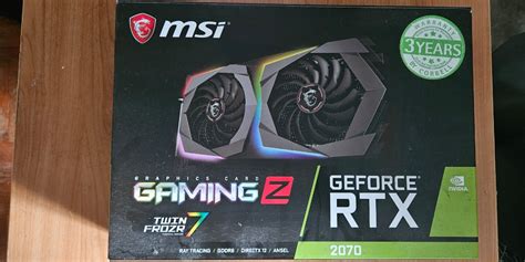 MSI RTX 2070 Gaming Z 8GB, Computers & Tech, Parts & Accessories ...