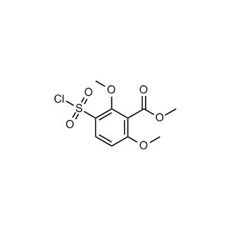 1154160 17 4 Methyl 3 Chlorosulfonyl 2 6 Dimethoxybenzoate