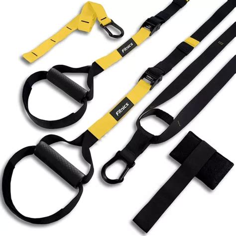 Banda Suspensi N Tipo Trx Fitnics Set Completo Entrenamiento Color