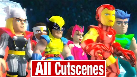 Marvel Super Hero Squad The Infinity Gauntlet All Cutscenes 1080p