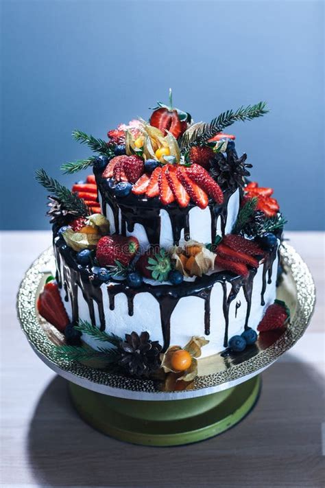 Blue Naked Cake Stock Photos Free Royalty Free Stock Photos From Dreamstime