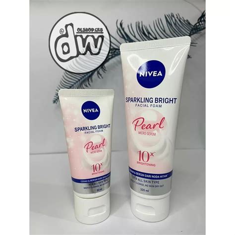 Jual NIVEA Sparkling Bright Whitening Facial Foam 100 Ml Shopee Indonesia