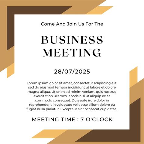 Free To Edit Business Meeting Invitation Templates Canva