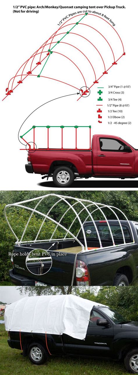 Homemade Diy Pickup Truck Bed Tent Camper - TRUCKS