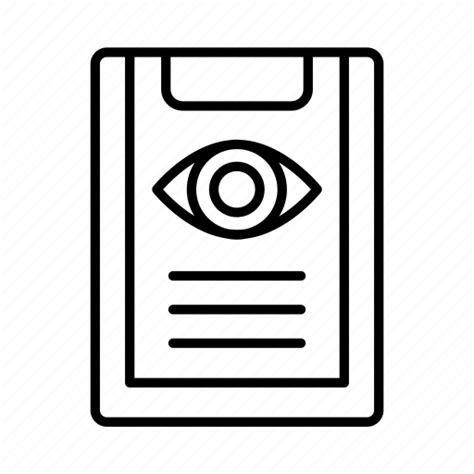 Eye Health Healthcare Medical Optometrist Optometry Sight Icon