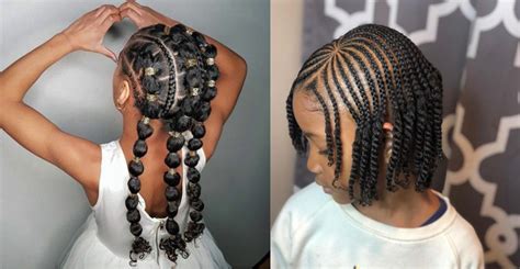 Coiffure Africaine Fille Coiffure Pour Exemple D Image