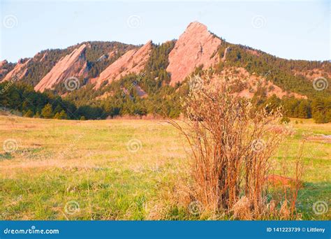 Flatirons Boulder Colorado stock image. Image of mountains - 141223739