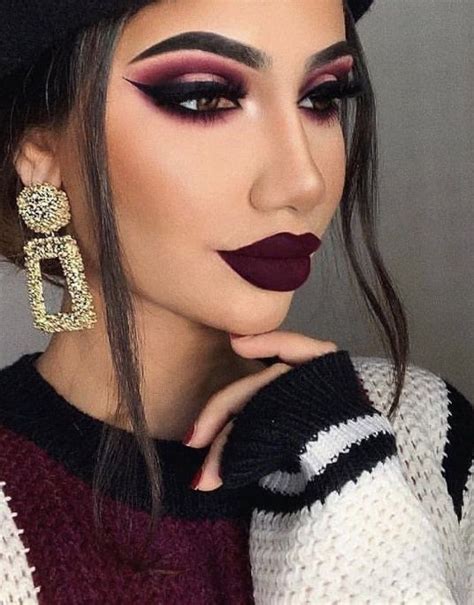 Plum Eye Makeup Burgundy Makeup Look Sexy Makeup Dark Makeup Eye Makeup Art Makeup Inspo