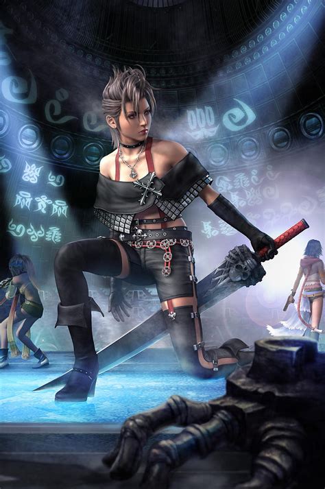 Final Fantasy X 2 Defender Ffx 2 Final Fantasy Paine Rikku Sword