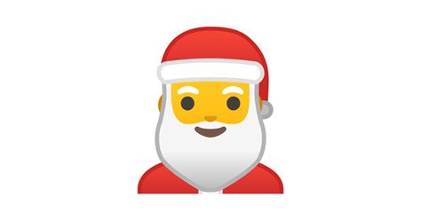 Santa Emoji Copy Emoji christmas father android copy santa claus emojis paste gifv tree ...