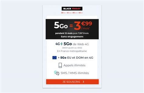 De 3 99 à 9 99 mois et jusqu à 130 Go Cdiscount dégaine 4