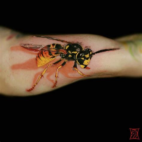 15 Cool Wasp Tattoos Wasp Tattoo Tattoos Weird Tattoos