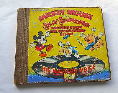 MICKEY MOUSE SILLY SYMPHONIES, CIRCA 1920, RECORDS FROM THE ACTUAL ...