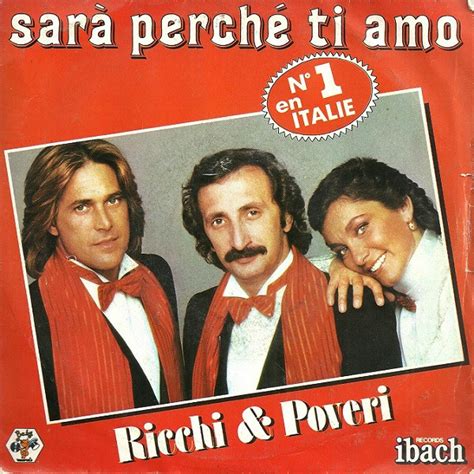 Ricchi Poveri Sar Perch Ti Amo Vinyl Discogs