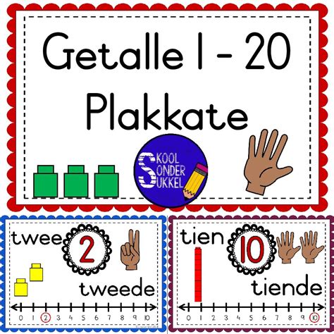 Getalle 1 20 Getalname En Rangorde • Teacha