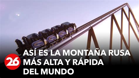 Así Es La Montaña Rusa Más Alta Y Rápida Del Mundo Que Se Abrirá En Arabia Saudita En 2024