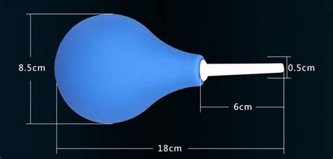 Syringe Rubber Enema Irrigator Female Vagina Anal Douche Cleaner For
