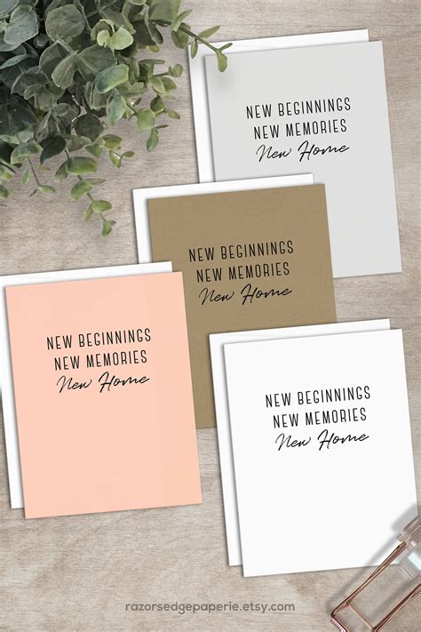 New Home Card Printable Calligraphy Housewarming Card New Etsy Artofit