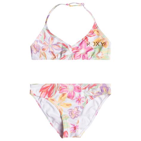 Roxy Tropical Time Tri Bra Set Bikini Enfants Achat En Ligne